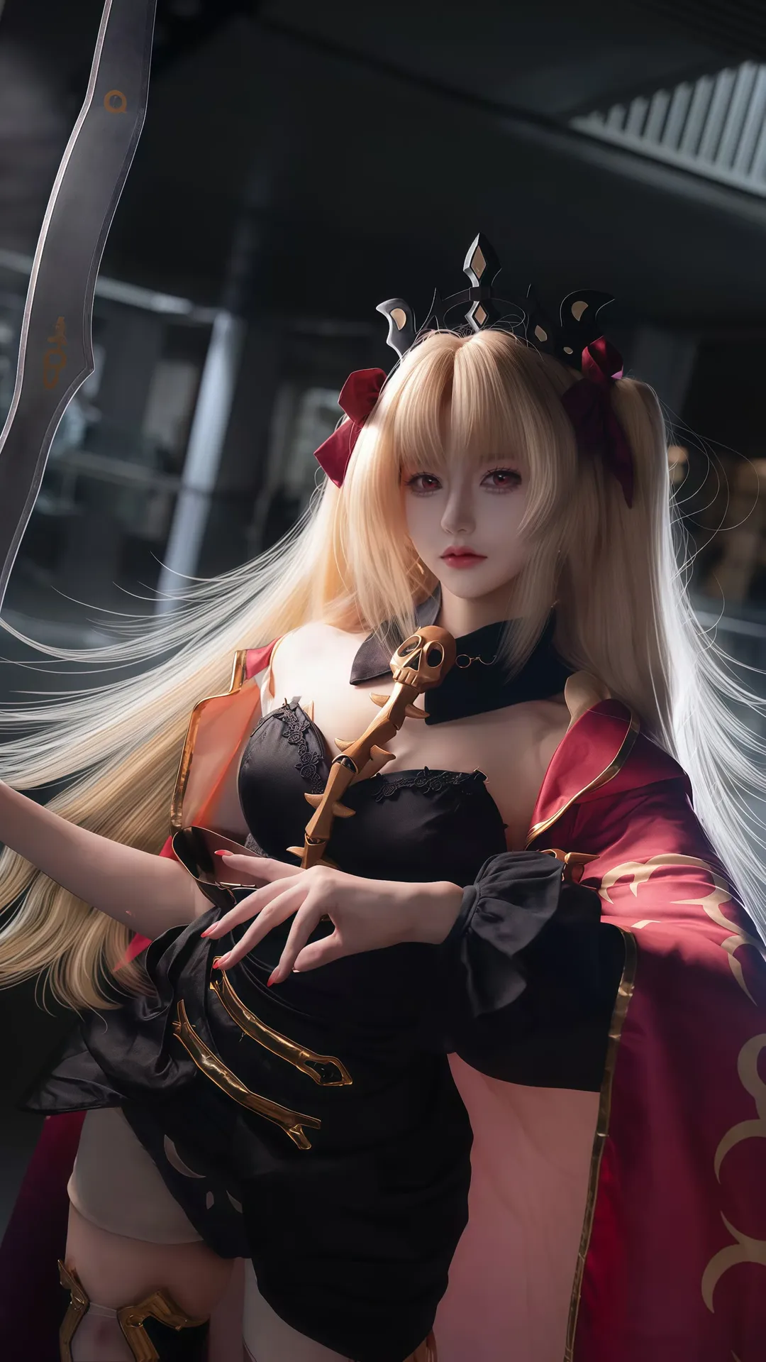 Fate/Grand Order, cosplay攝影, 艾蕾什基伽爾cos, 冥界女神, 槍凜cosplay