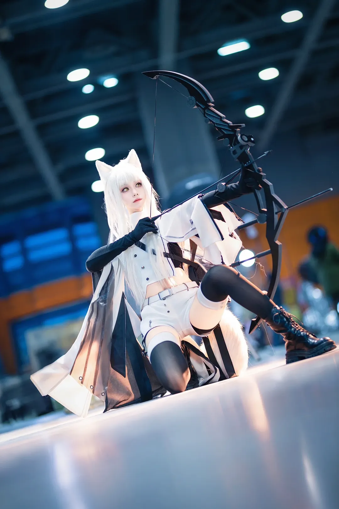二次元少女, 漫展返图, 明日方舟, cosplay摄影, 白金cos