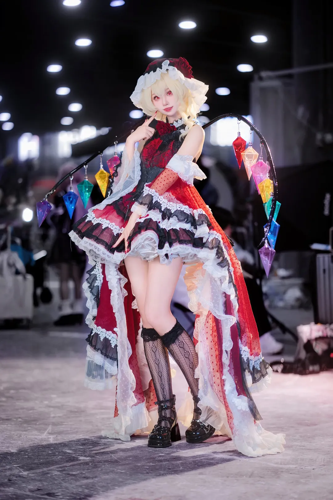 东方project, 东方二设, 芙兰朵露cos, cosplay场照, 广州萤火虫漫展