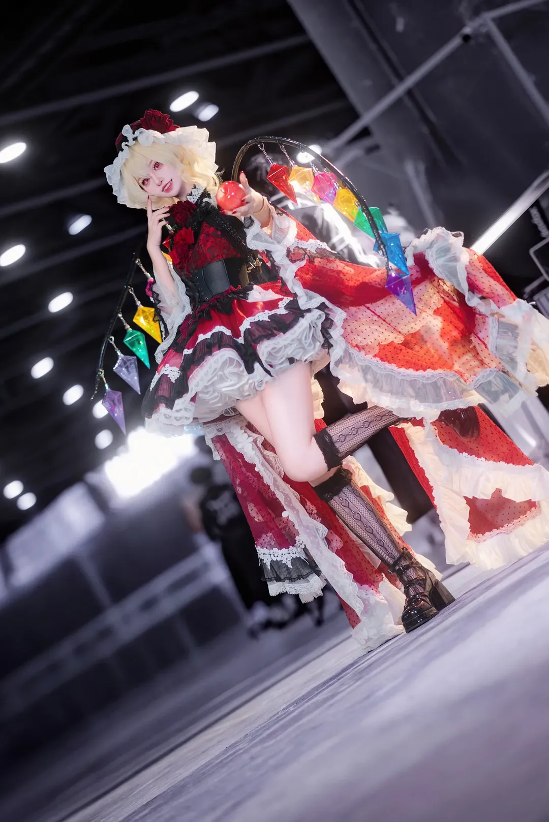 东方project, 东方二设, 芙兰朵露cos, cosplay场照, 广州萤火虫漫展 - 第3张