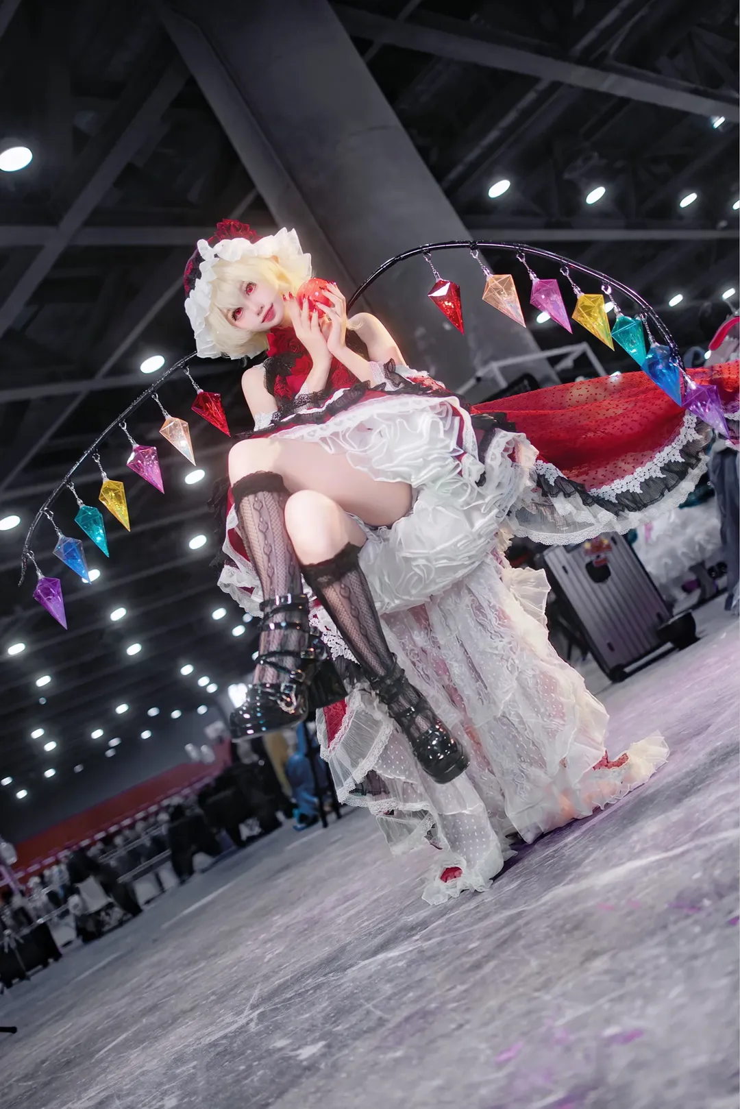 东方project, 东方二设, 芙兰朵露cos, cosplay场照, 广州萤火虫漫展 - 第4张
