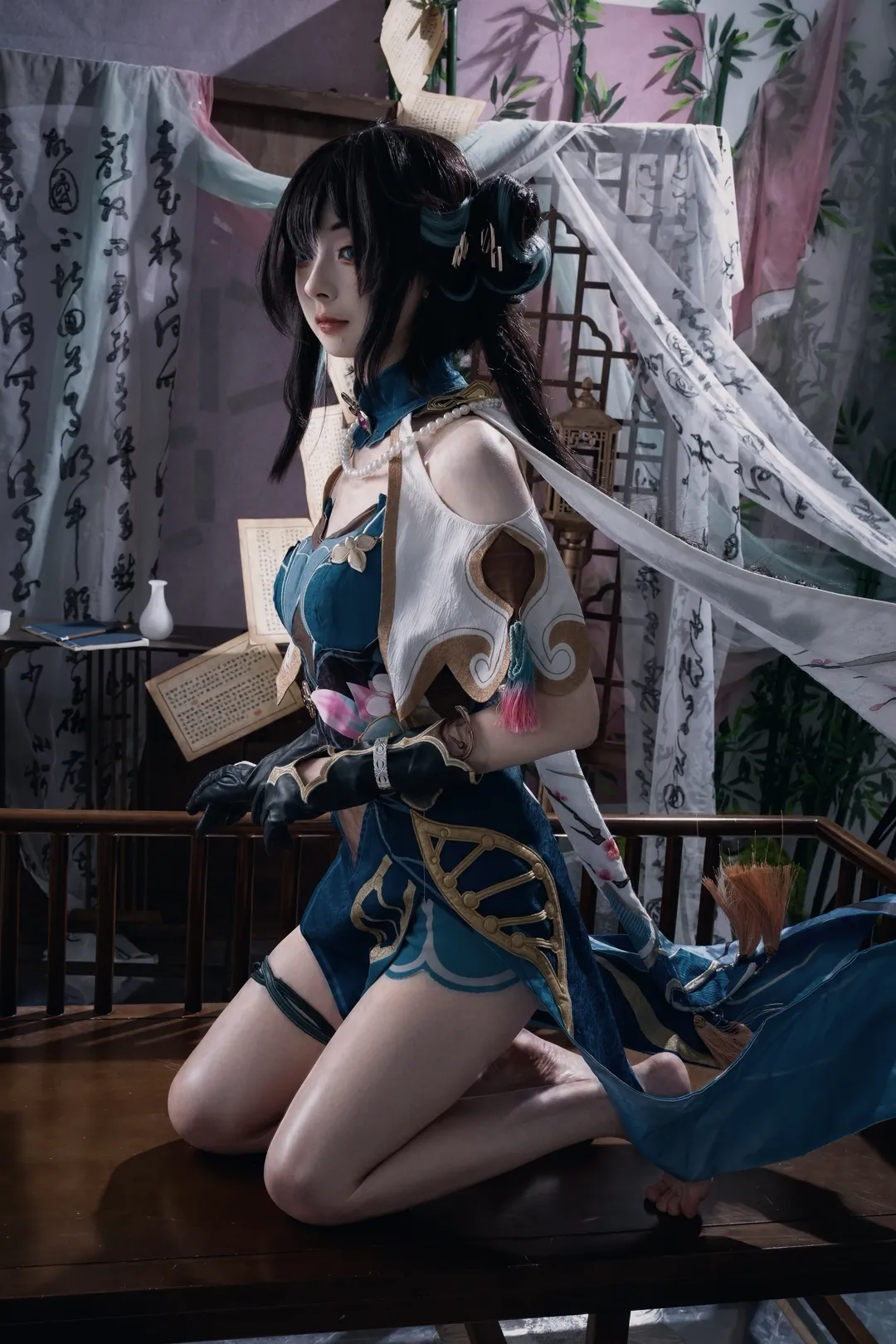 崩坏星穹铁道, 阮梅cos, cosplay正片, 国风cos, 光与影