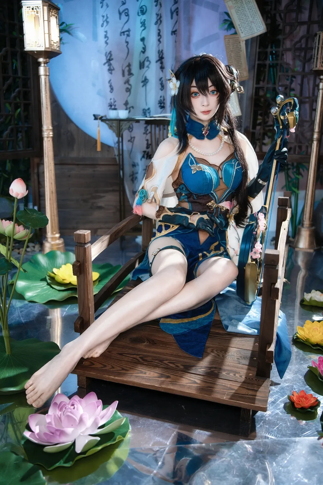 Honkai: Star Rail, Ruan Mei cosplay, Chinese-style cosplay, Cosplay photography, Ruan Mei cosplay photoshoot