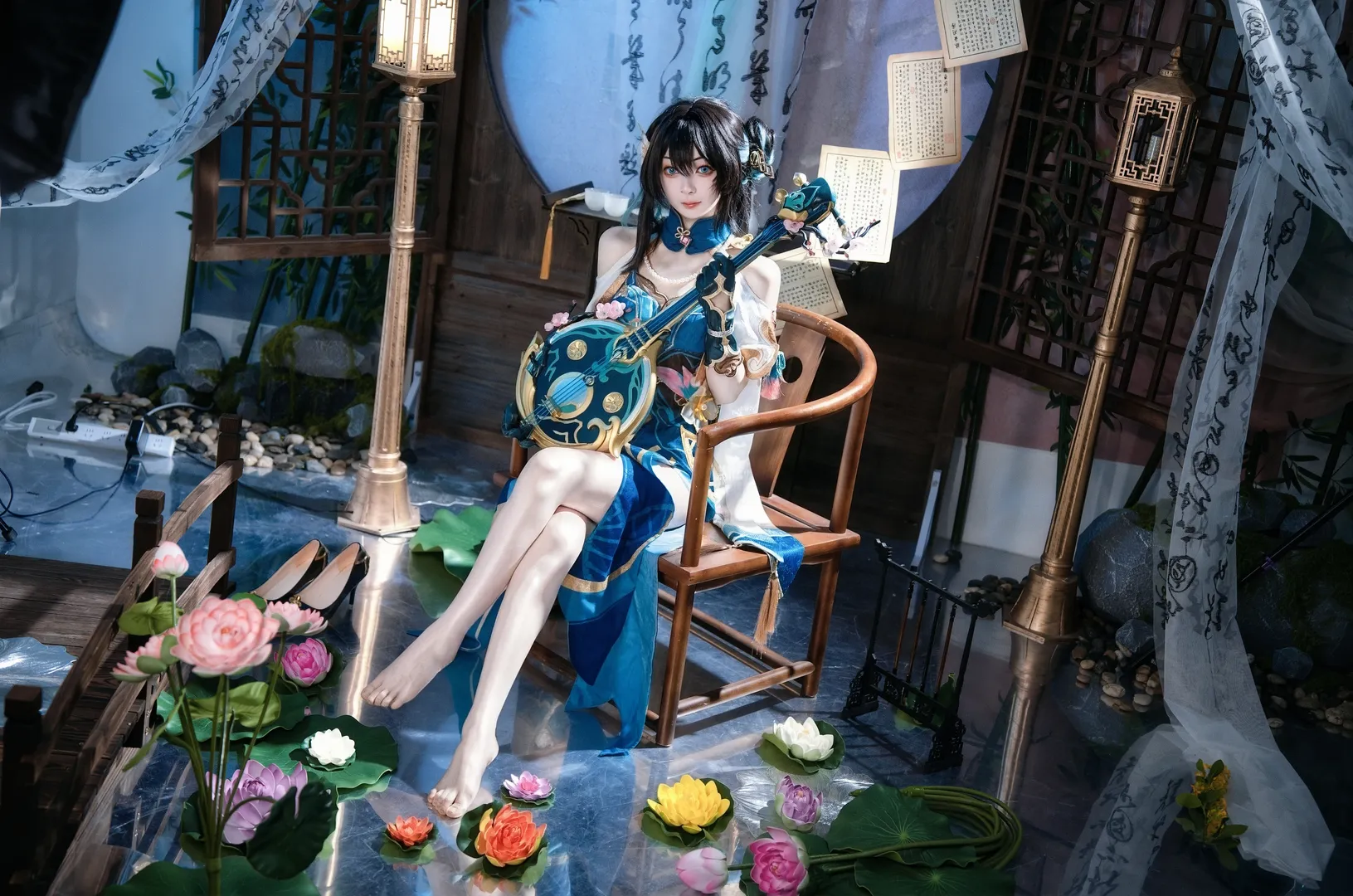 Honkai: Star Rail, Ruan Mei cosplay, Chinese-style cosplay, Cosplay photography, Ruan Mei cosplay photoshoot - Image 6
