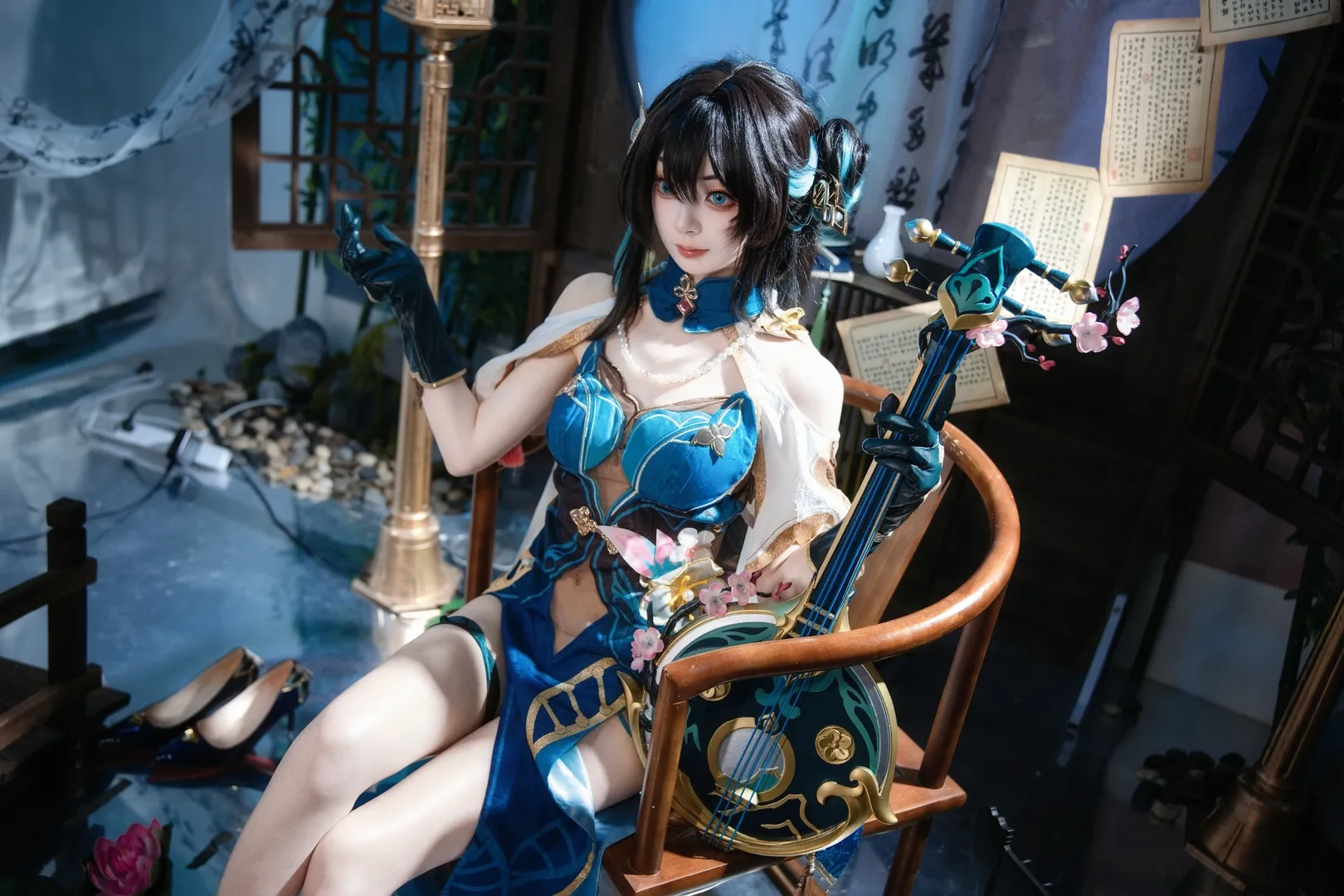 Honkai: Star Rail, Ruan Mei cosplay, Chinese-style cosplay, Cosplay photography, Ruan Mei cosplay photoshoot - Image 8