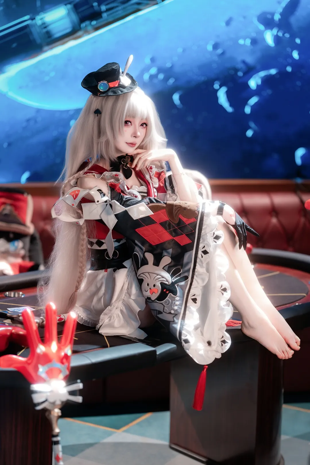二次元摄影, 崩坏星穹铁道, 火花cos, cosplay正片, 扑克牌元素 - 第3张
