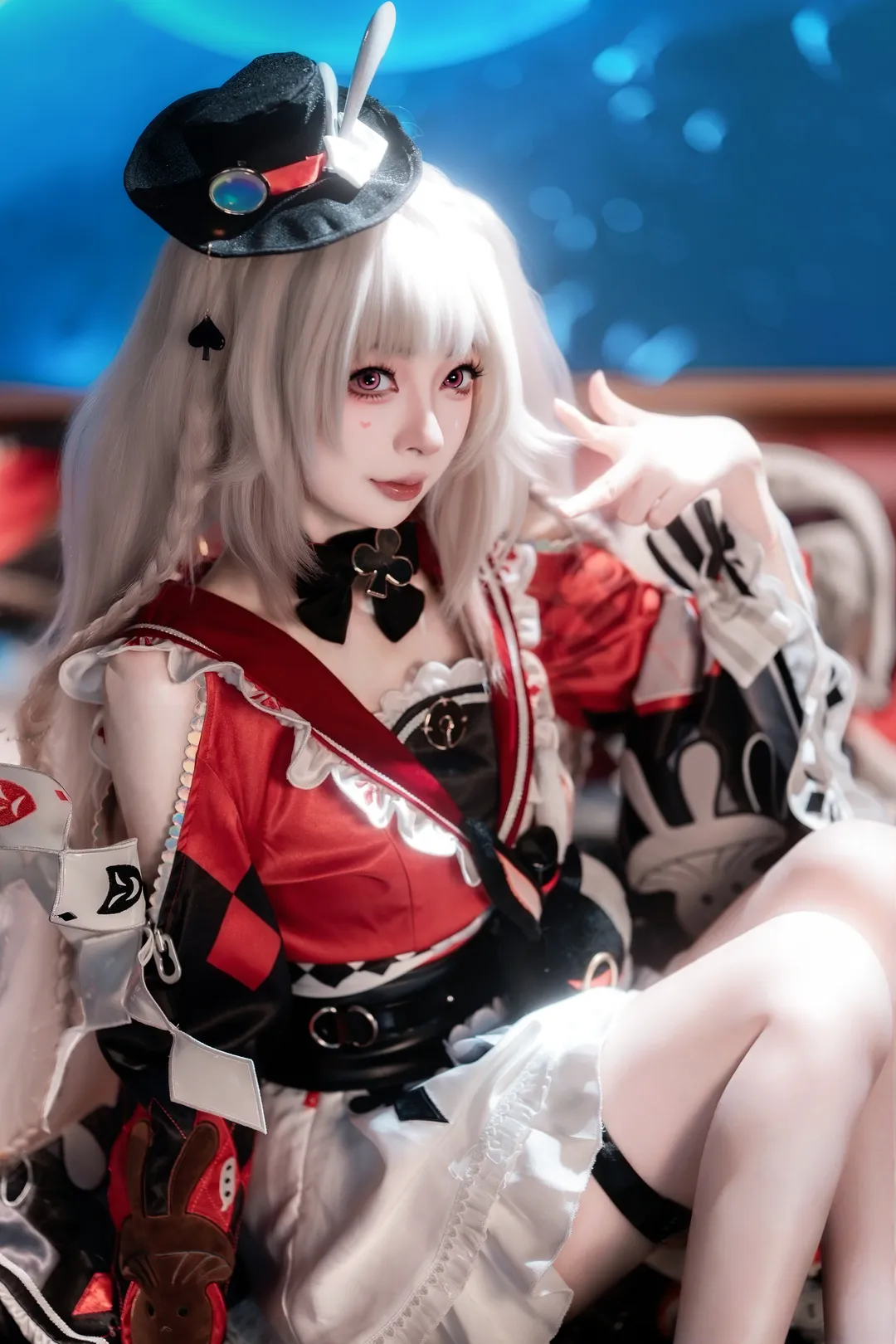 二次元摄影, 崩坏星穹铁道, 火花cos, cosplay正片, 扑克牌元素 - 第5张