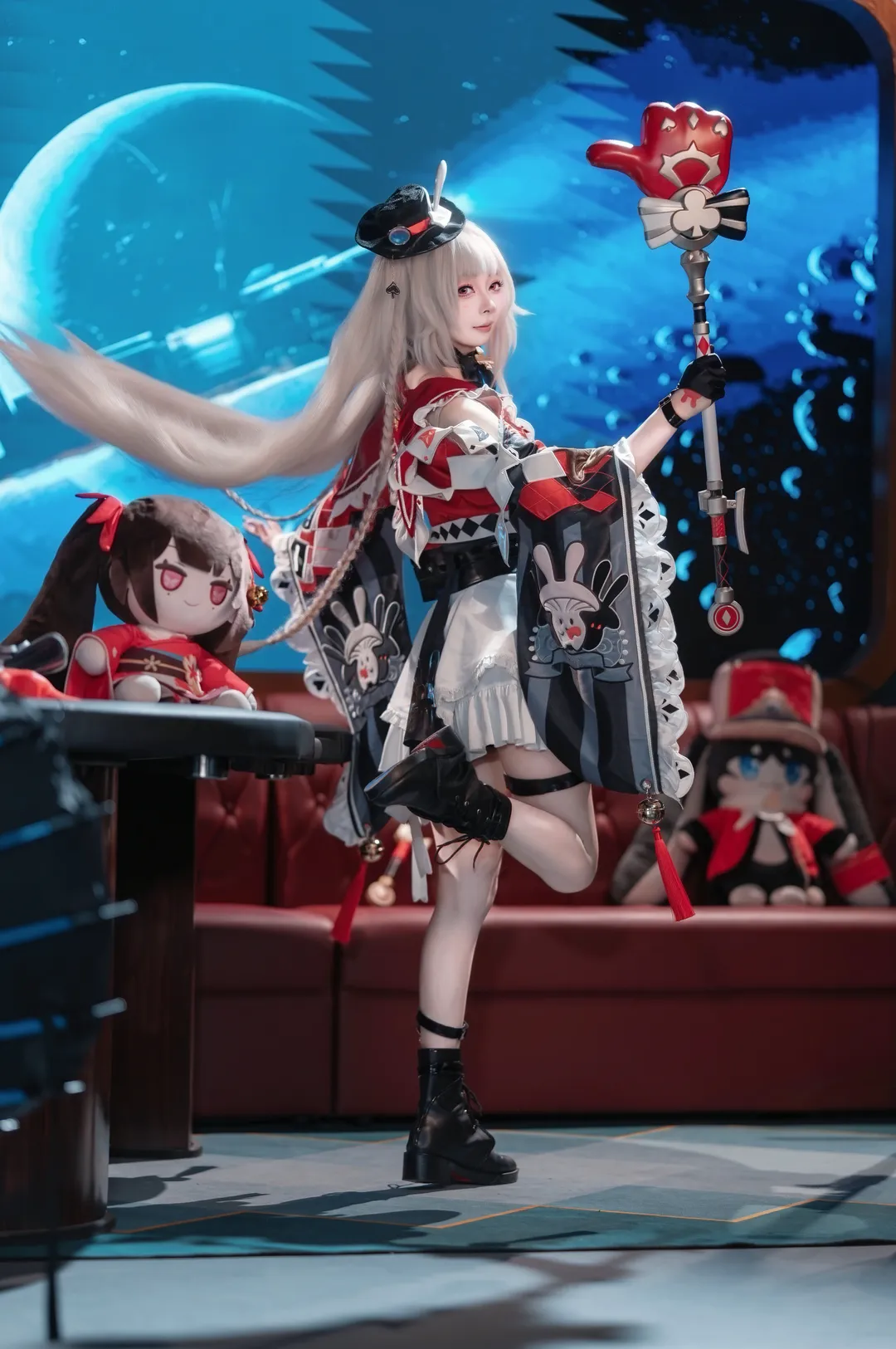二次元摄影, 崩坏星穹铁道, 火花cos, cosplay正片, 扑克牌元素 - 第6张