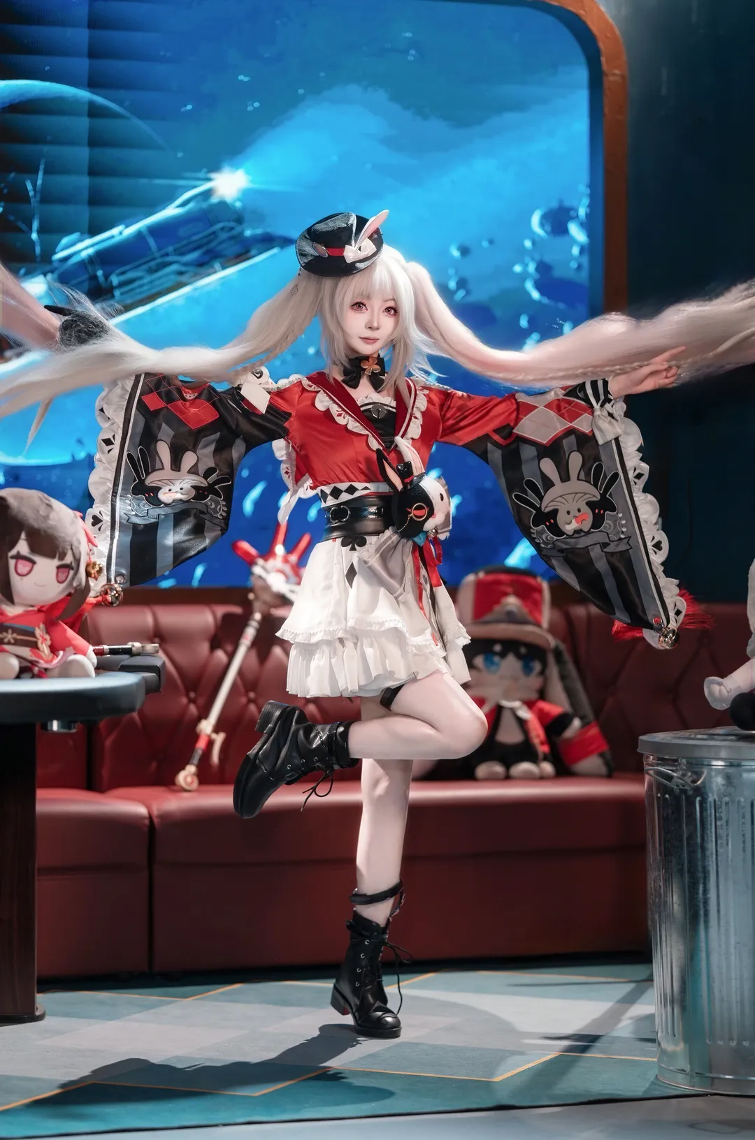 二次元摄影, 崩坏星穹铁道, 火花cos, cosplay正片, 扑克牌元素 - 第8张