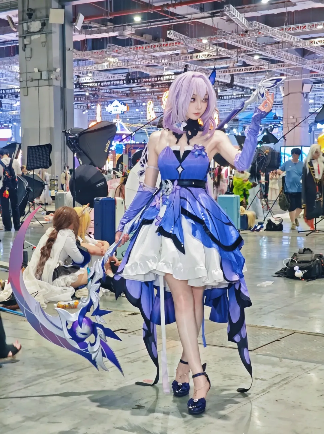Honkai: Star Rail, Castorice cosplay, Event photo delivery, BW 2026, Anime convention behind-the-scenes