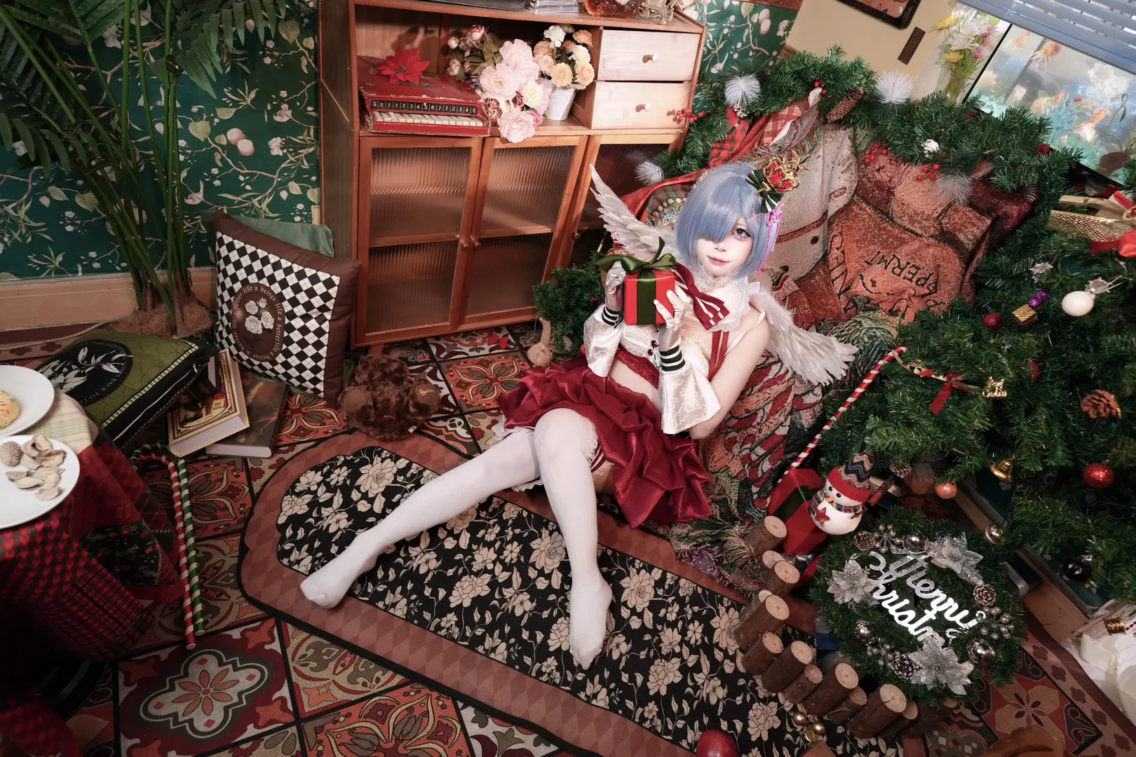 从零开始的异世界生活, 蕾姆cos, 圣诞写真, cosplay正片, 圣诞节 - 第8张
