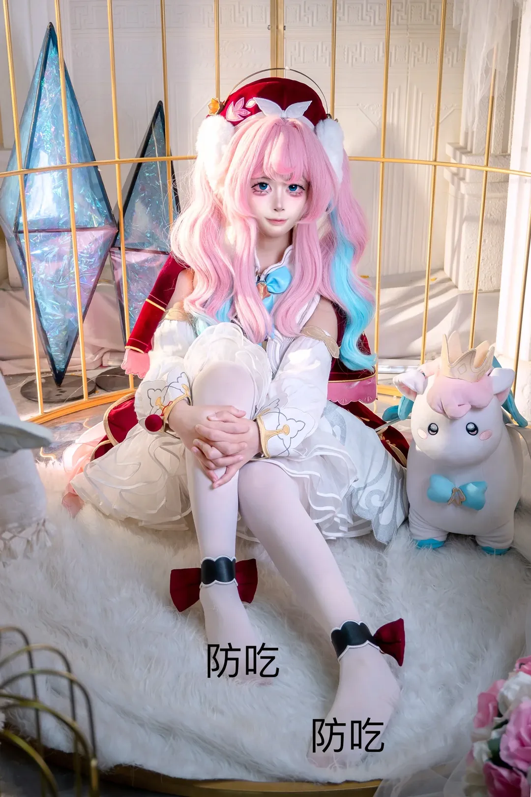 cosplay, Honkai: Star Rail, Hyacinthia cosplay, White stockings, Dreamy style - Image 1