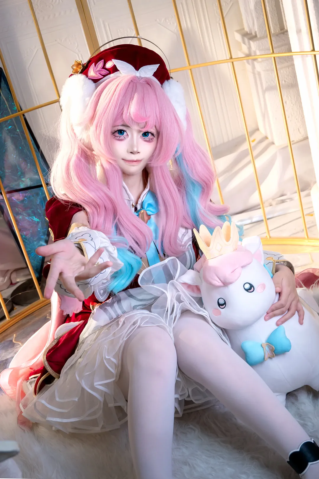cosplay, 崩坏星穹铁道, 风堇cos, 白丝, 梦幻风
