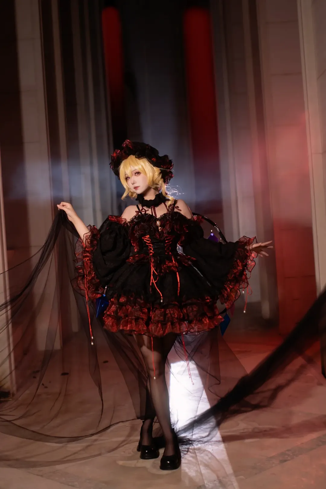 芙兰朵露cos, cosplay日常, 东方幻想乡, 梦幻氛围感, 摄影布光 - 第6张