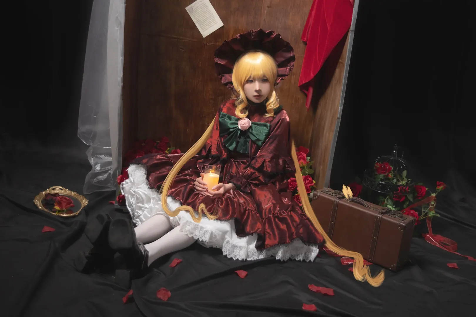 cosplay, Lolita, 蔷薇少女, 真红cos, 复古人偶 - 第6张