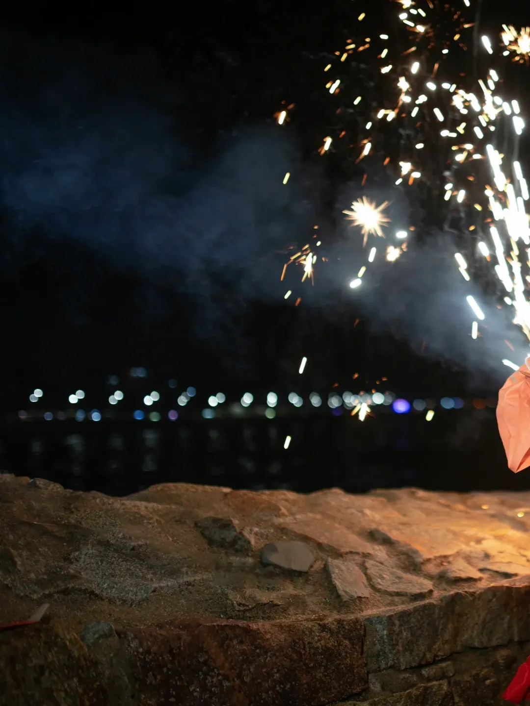 原神, 夜景摄影, 宵宫cos, 外景cosplay, 仙女棒写真 - 第5张