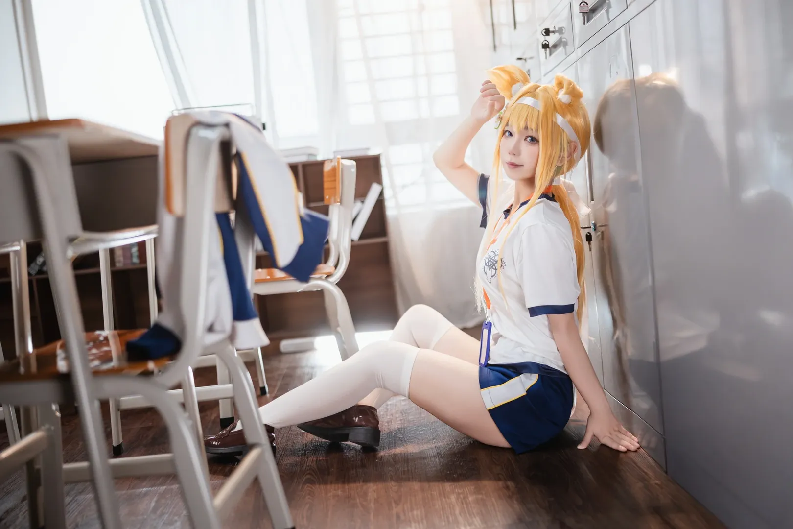 二次元摄影, 蔚蓝档案, 人像摄影, cosplay正片, 伊落玛丽cos - 第4张