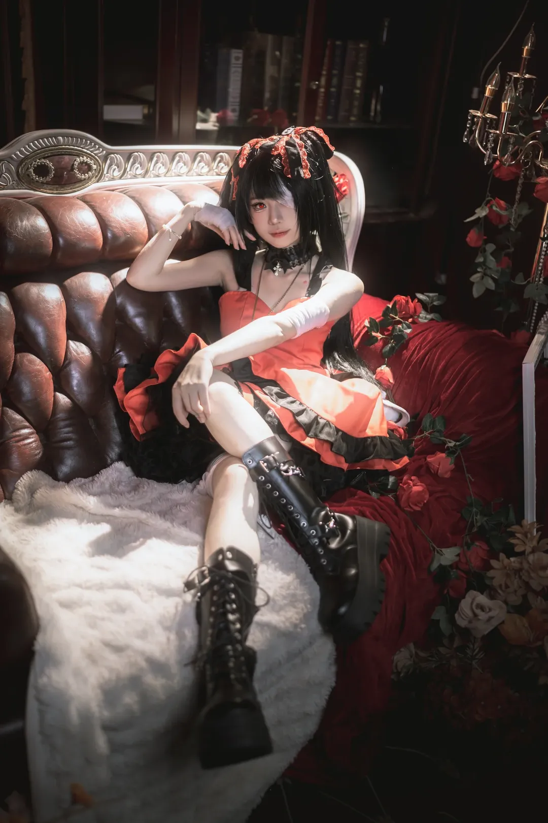 コスプレ, デート・ア・ライブ, ダークゴシック風, 時崎狂三 コスプレ, レトロなポートレート - 10枚目