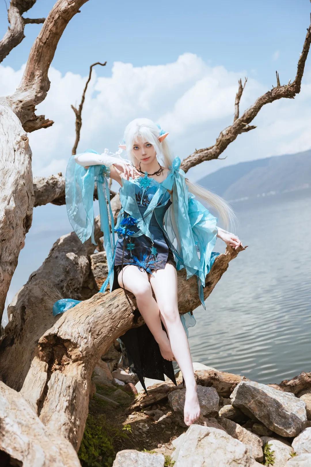 户外摄影, 永劫无间, cosplay正片, 精灵耳, 季莹莹cos - 第3张