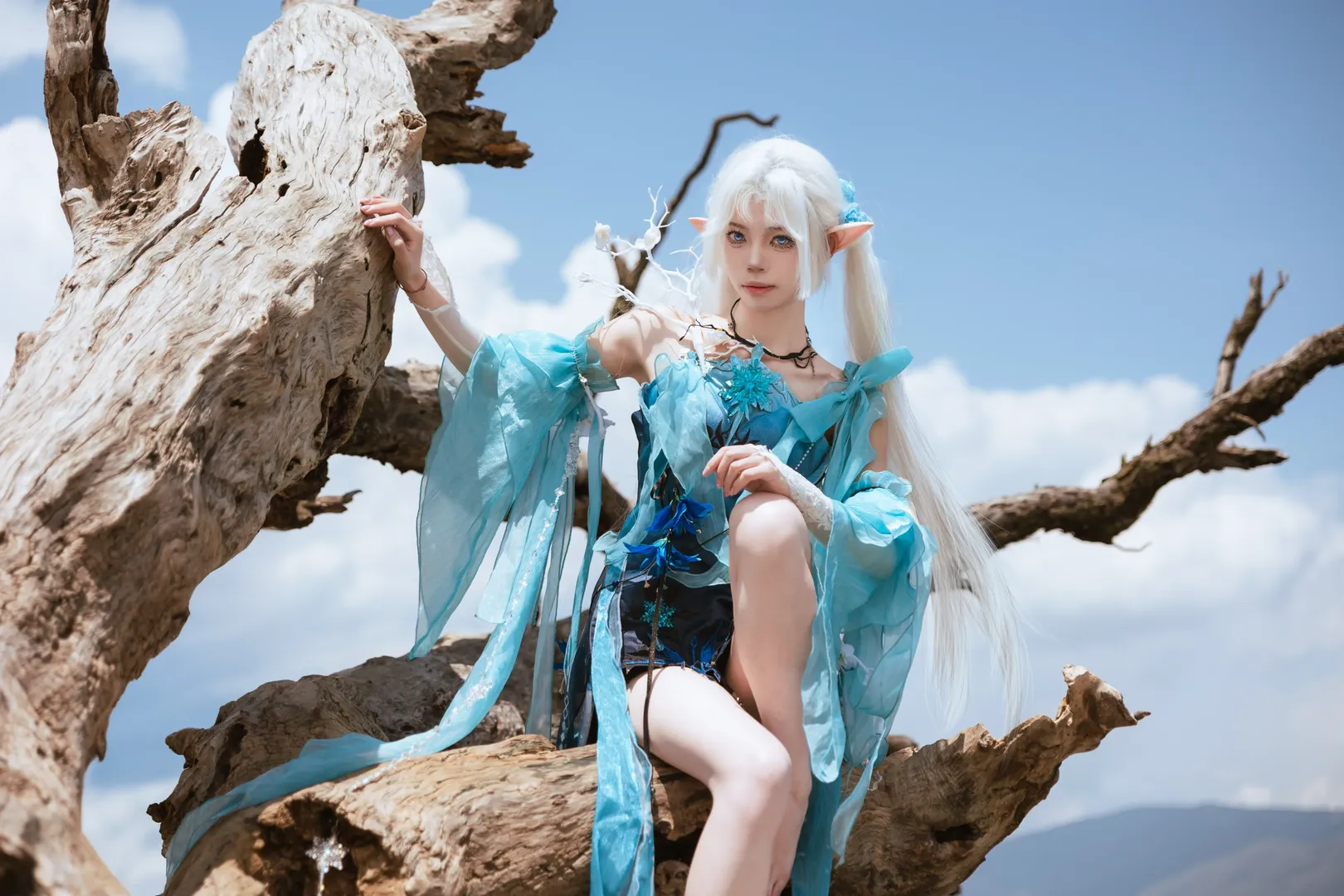 户外摄影, 永劫无间, cosplay正片, 精灵耳, 季莹莹cos - 第4张