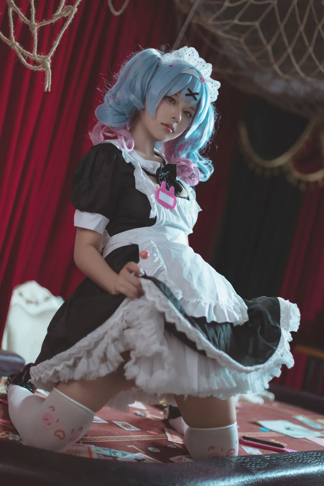 女僕裝, 二次元cosplay, 初音未來, 初音未來cos, 正片分享 - 第1張