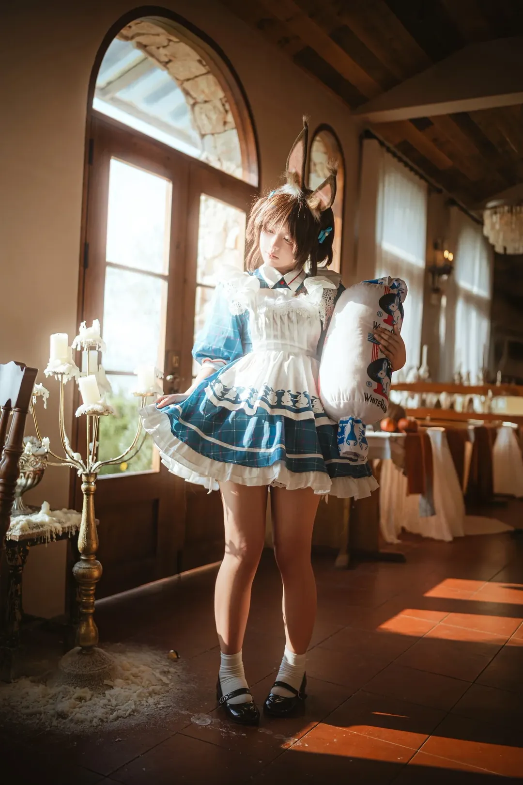 cosplay, 二次元摄影, 女仆装, 明日方舟, 阿米娅cos - 第1张