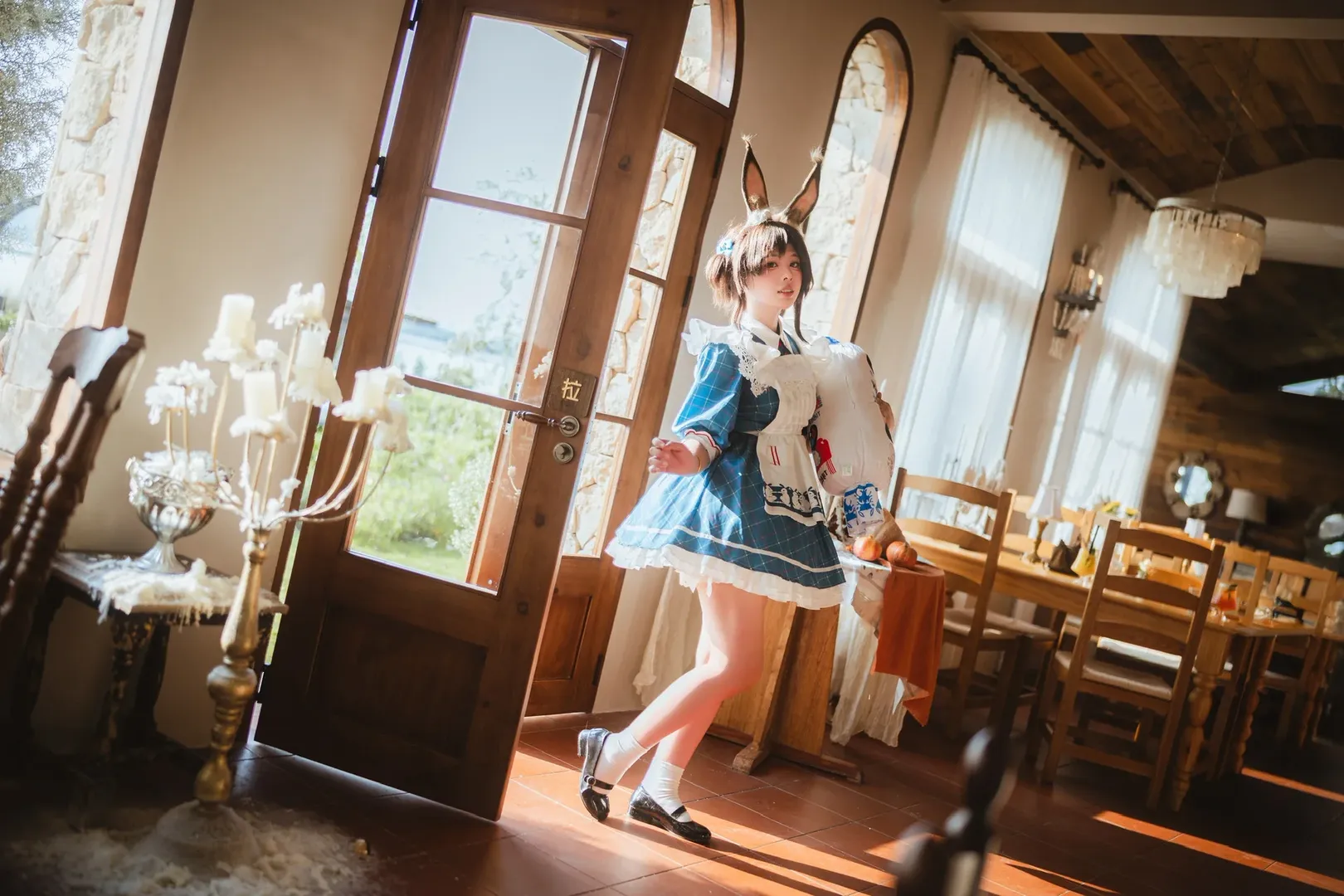 cosplay, 二次元摄影, 女仆装, 明日方舟, 阿米娅cos - 第6张