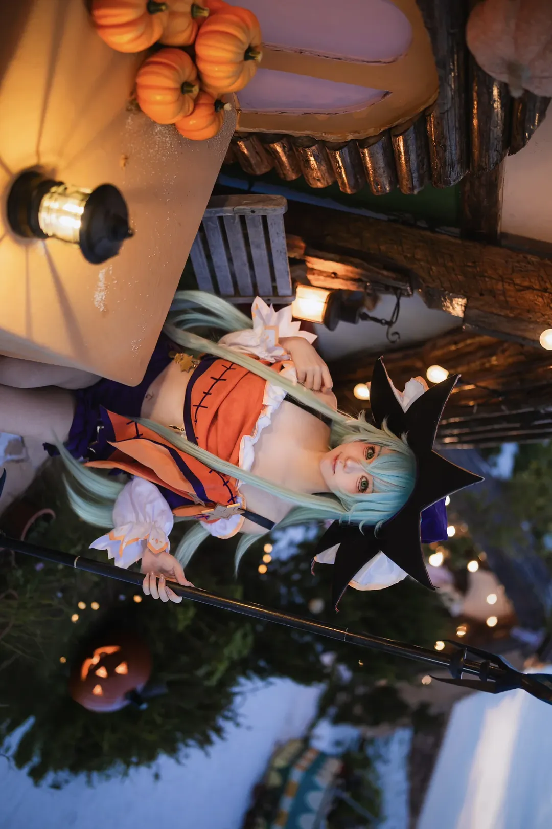 夜景人像, cosplay摄影, 约会大作战, 万圣节穿搭, 七罪cos - 第8张