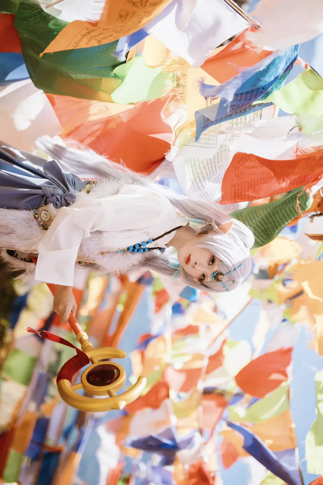cos正片, 葬送的芙莉莲, 芙莉莲cos, 藏服旅拍, 天山雪cos - 第5张