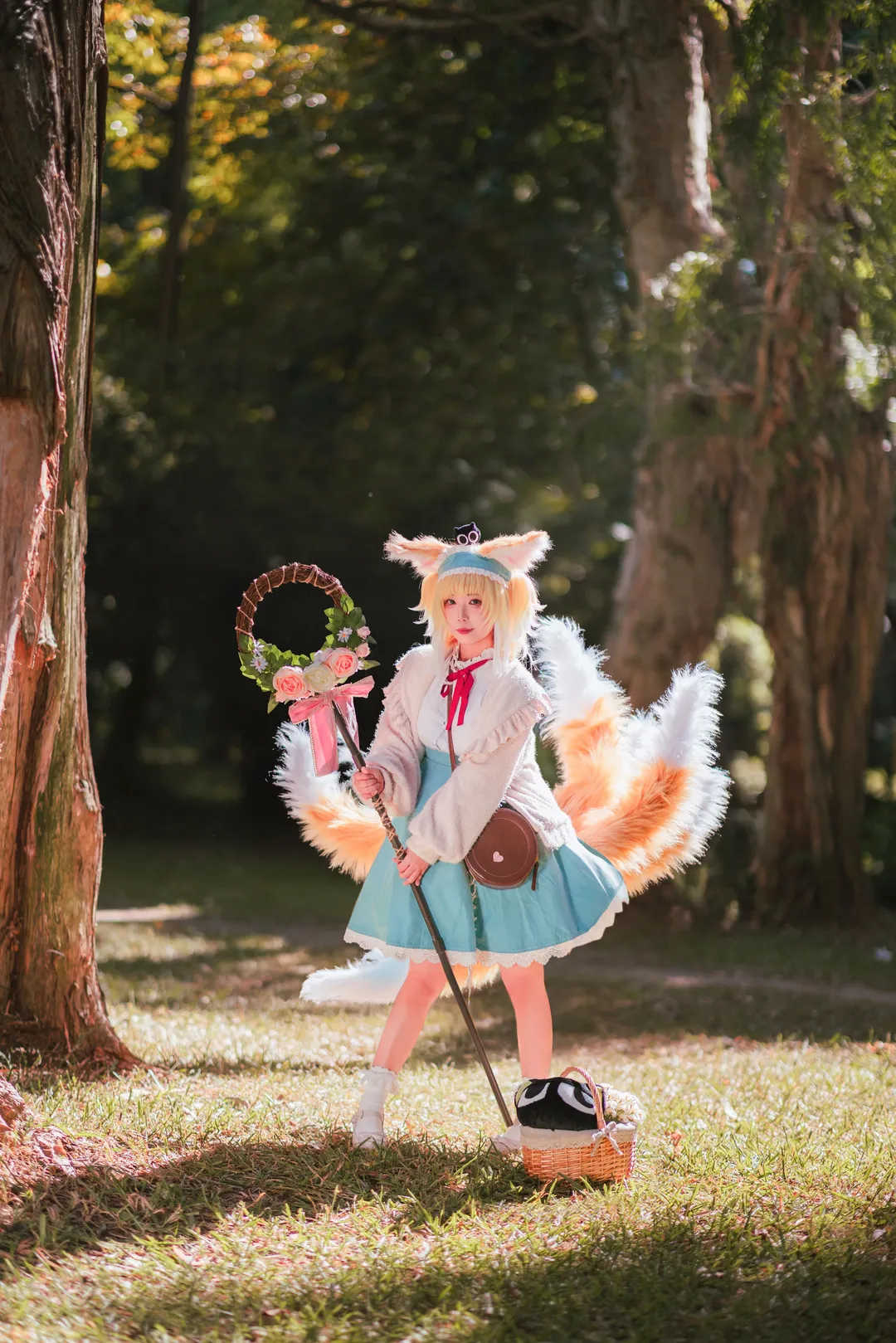 アークナイツ, スズラン コスプレ, コスプレ撮影, 屋外ポートレート撮影, 植物園撮影 - 12枚目