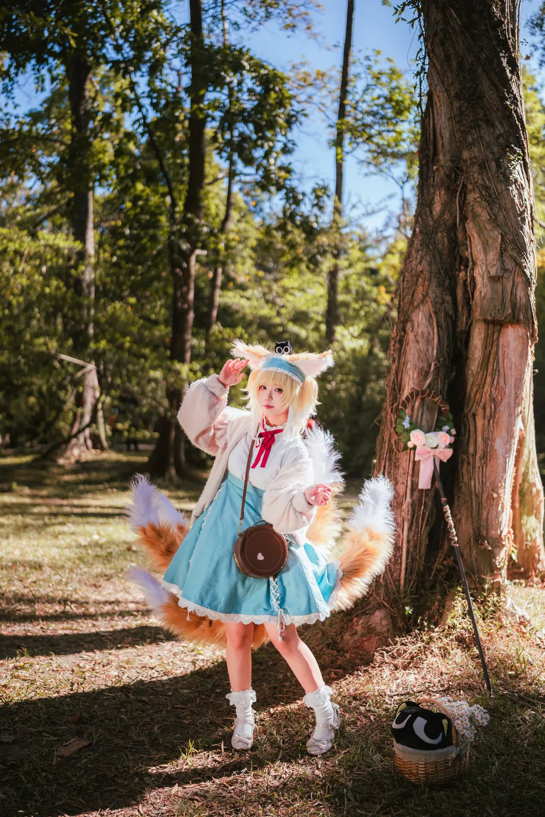 アークナイツ, スズラン コスプレ, コスプレ撮影, 屋外ポートレート撮影, 植物園撮影 - 13枚目