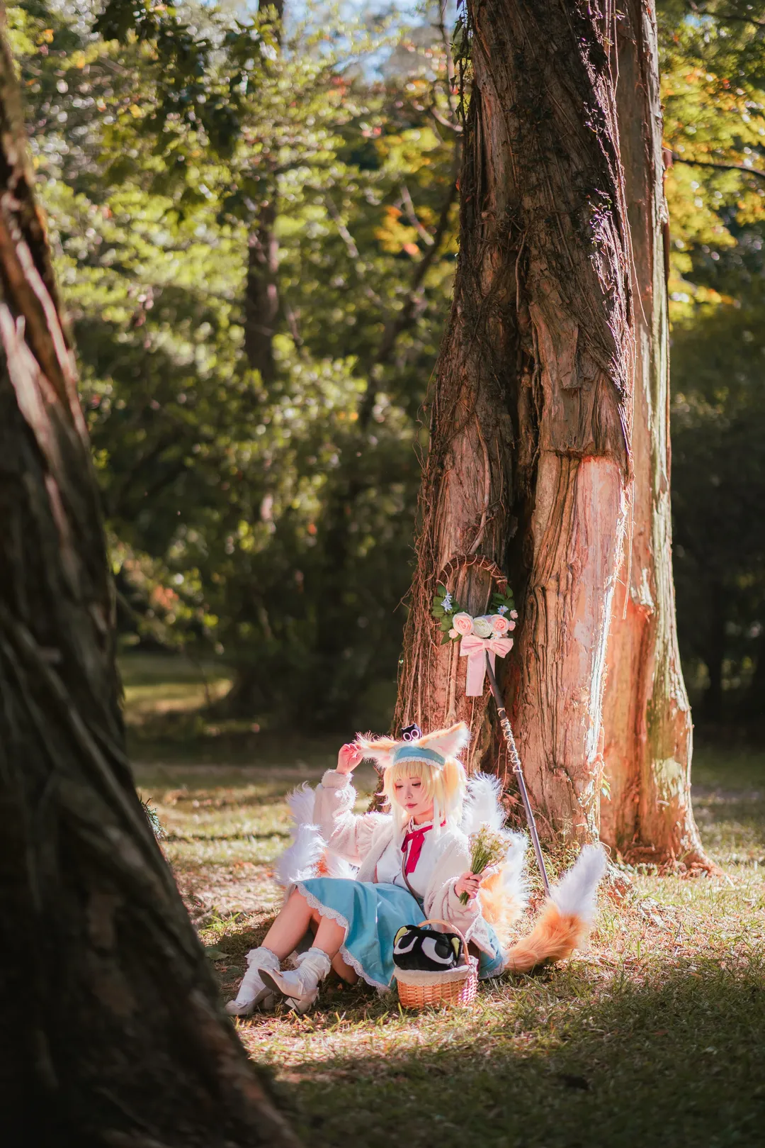 アークナイツ, スズラン コスプレ, コスプレ撮影, 屋外ポートレート撮影, 植物園撮影 - 15枚目
