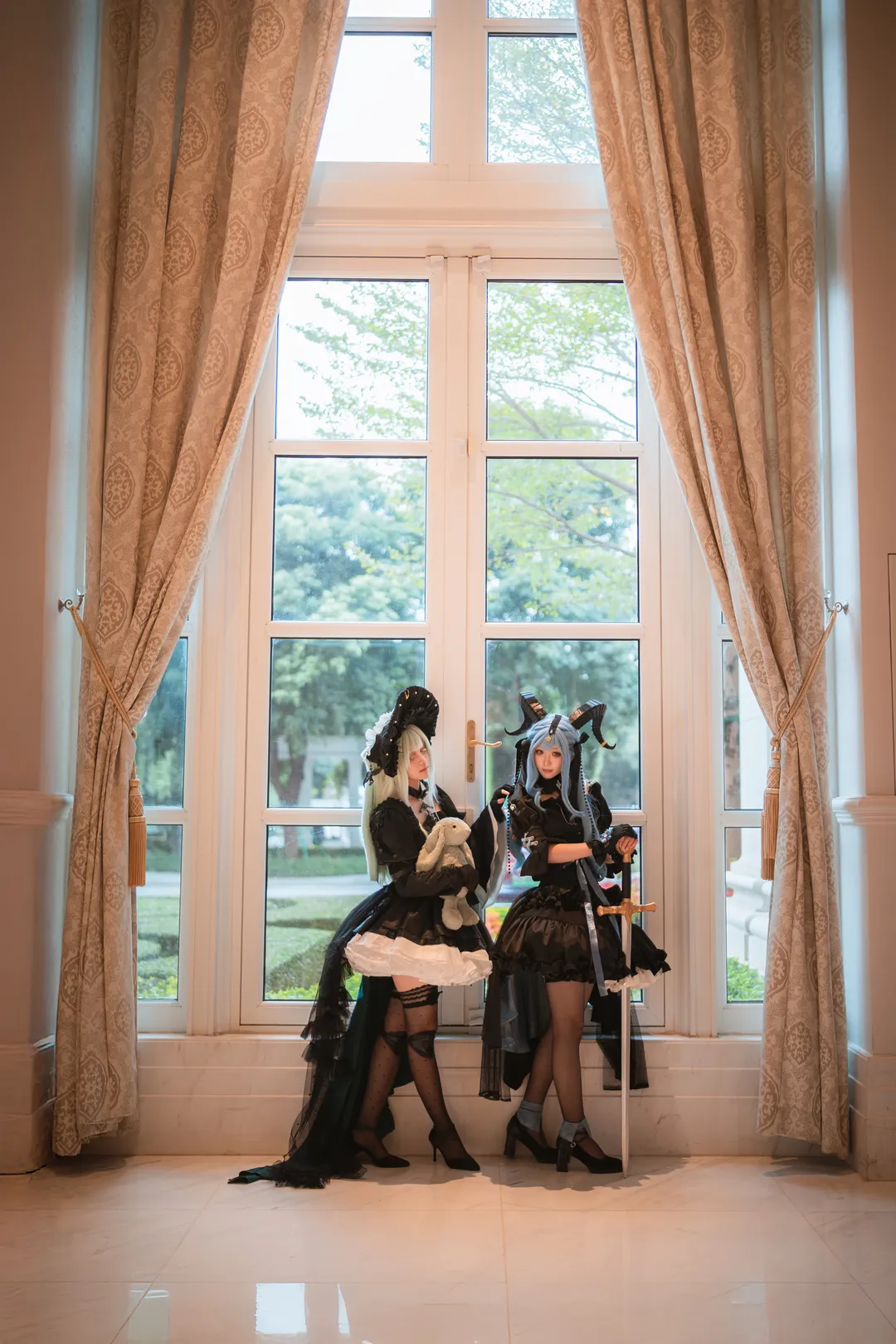 丰川祥子cos, 明日方舟, Ave Mujica, 若叶睦cos, 双人cosplay - 第5张