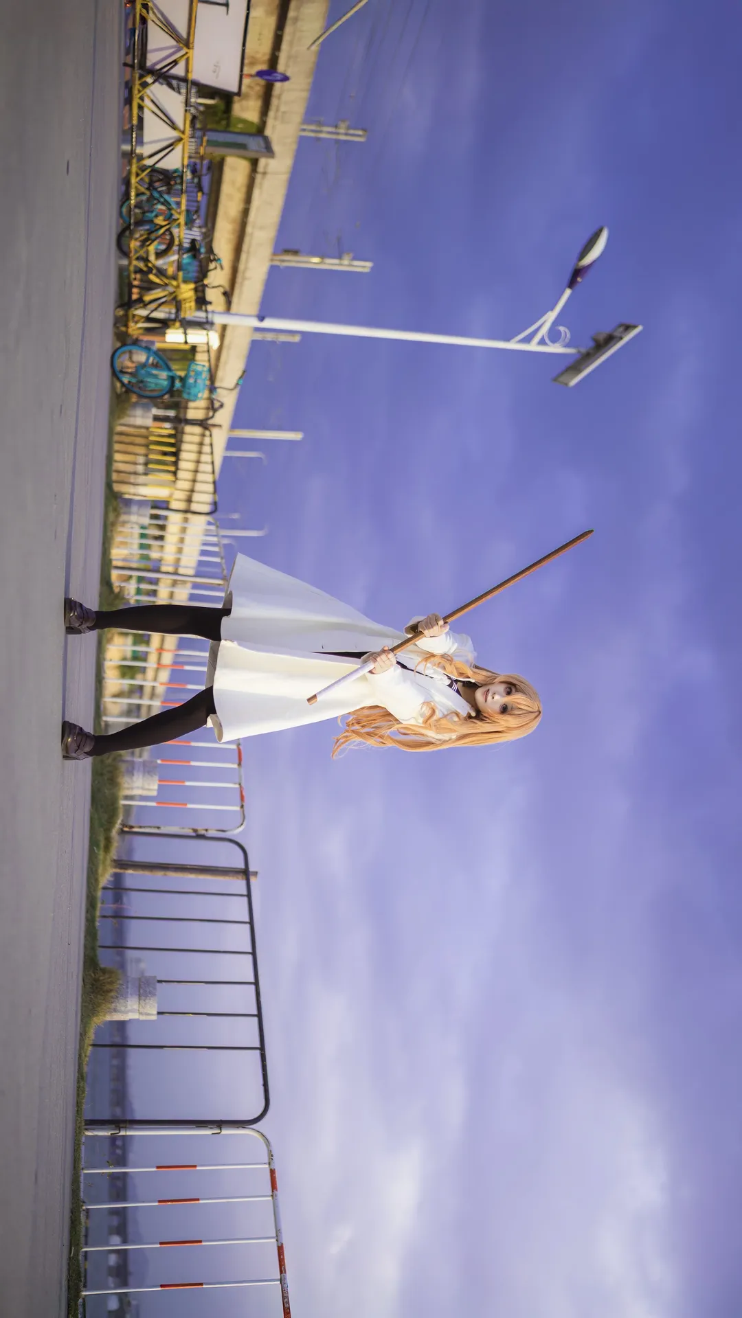 外景摄影, cosplay正片, 逢坂大河cos, 龙与虎, 木刀少女 - 第6张