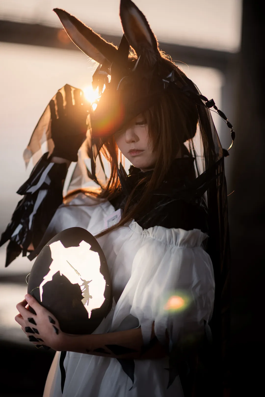 明日方舟, 阿米娅cos, cosplay正片, 废土风摄影, 场景人像 - 第3张