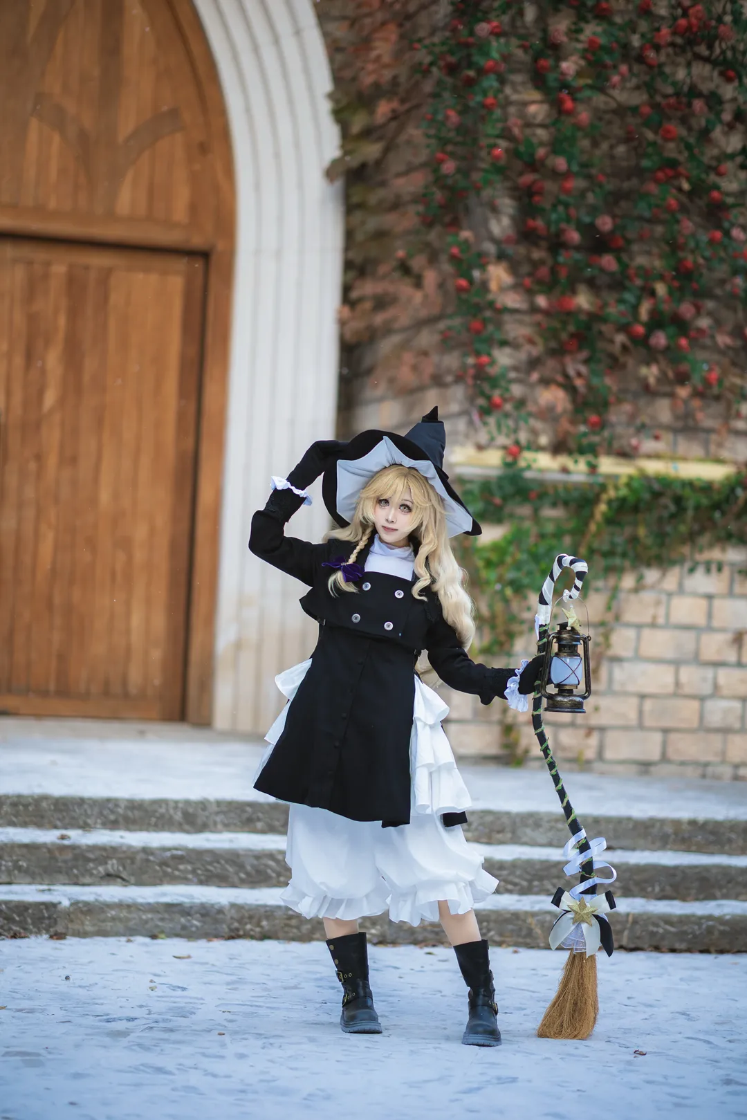 東方Project, 魔理沙コスプレ, 冬の撮影, コスプレ撮影, 雪ロケ - 14枚目