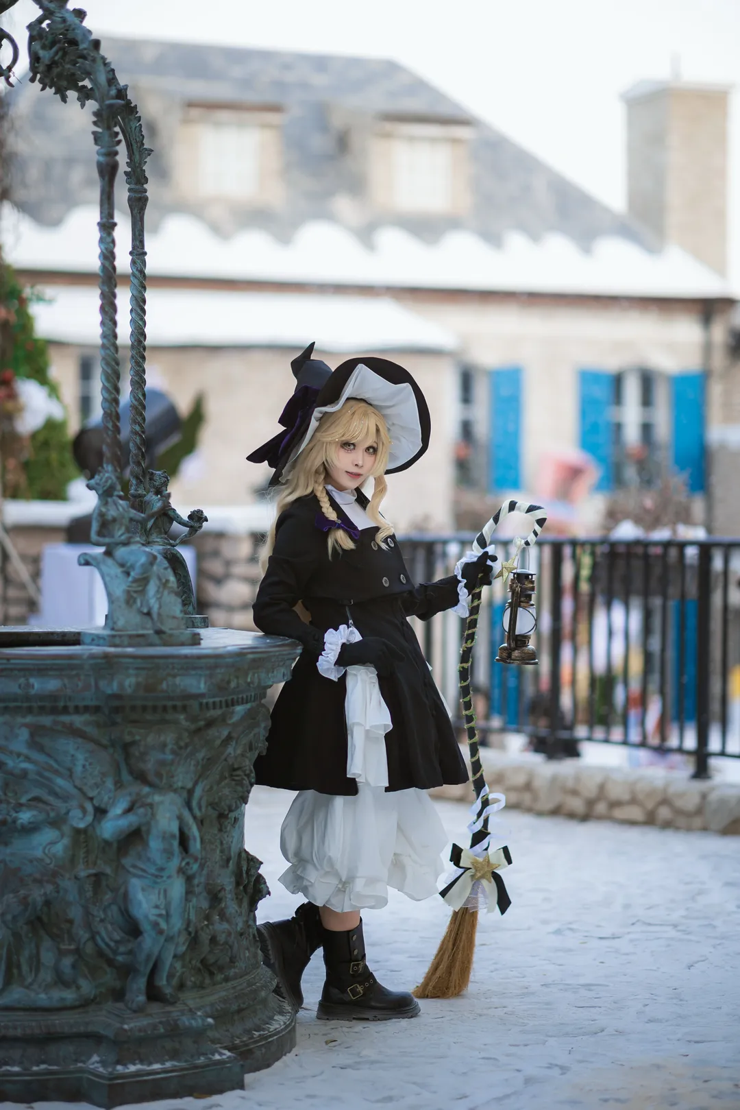 東方Project, 魔理沙コスプレ, 冬の撮影, コスプレ撮影, 雪ロケ - 16枚目