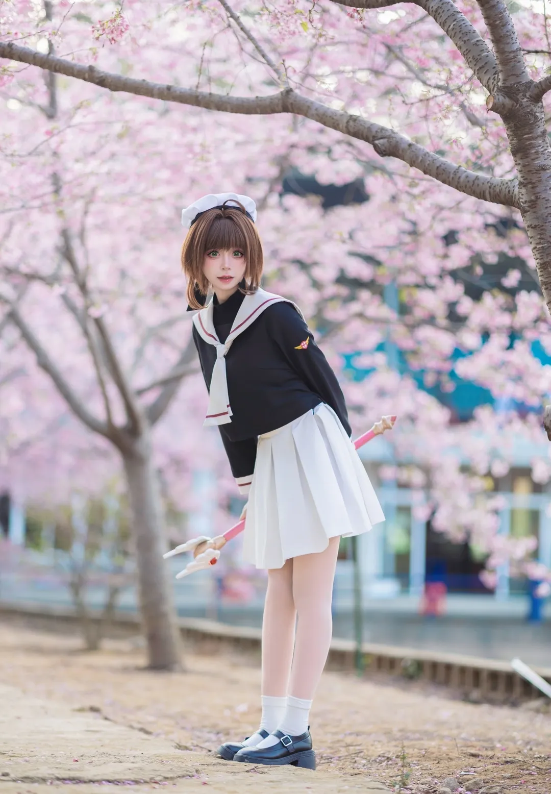 小樱cos, 二次元cosplay, 樱花写真, 春日摄影, 魔卡少女 - 第12张