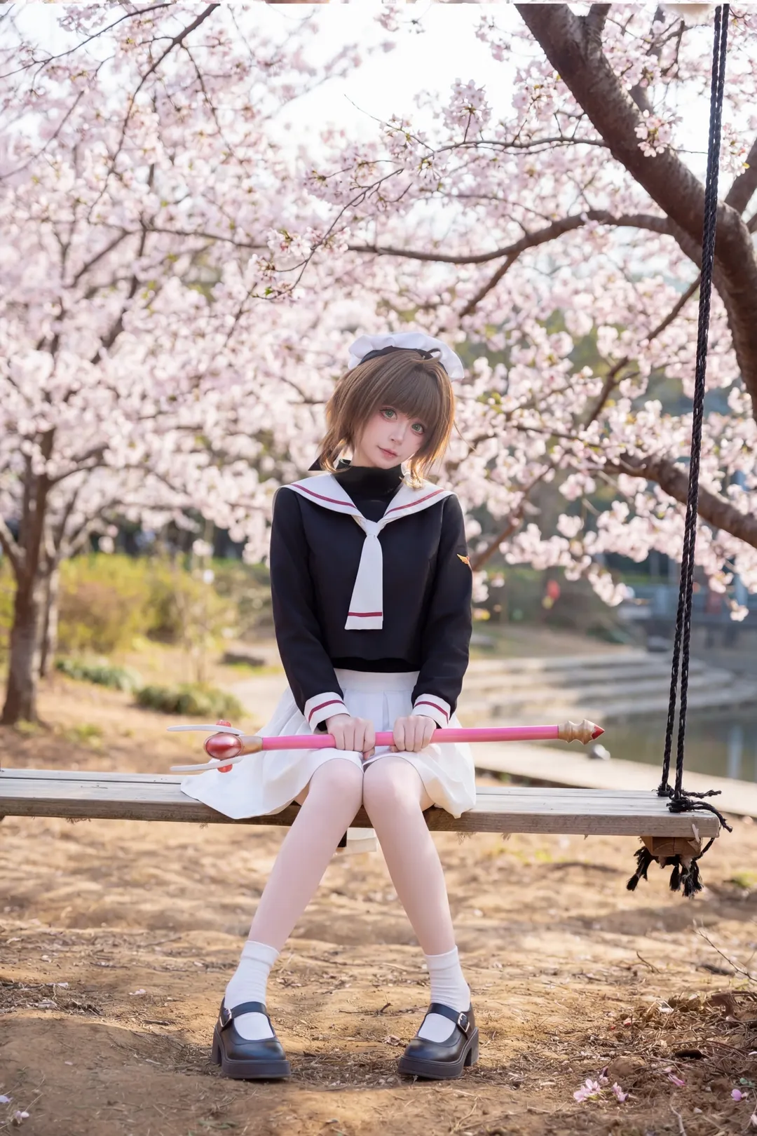 小樱cos, 二次元cosplay, 樱花写真, 春日摄影, 魔卡少女 - 第13张
