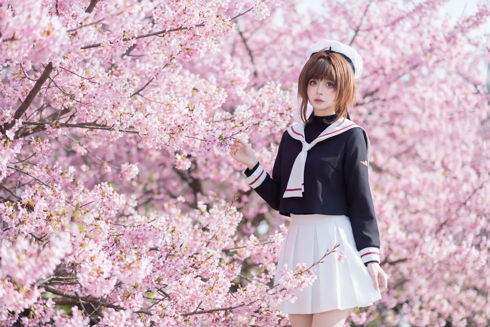小樱cos, 二次元cosplay, 樱花写真, 春日摄影, 魔卡少女 - 第17张