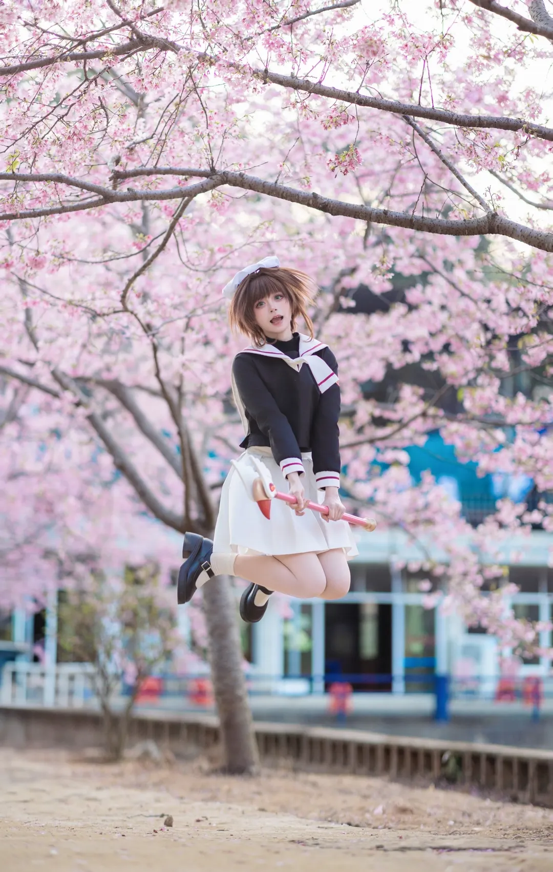 小樱cos, 二次元cosplay, 樱花写真, 春日摄影, 魔卡少女 - 第18张