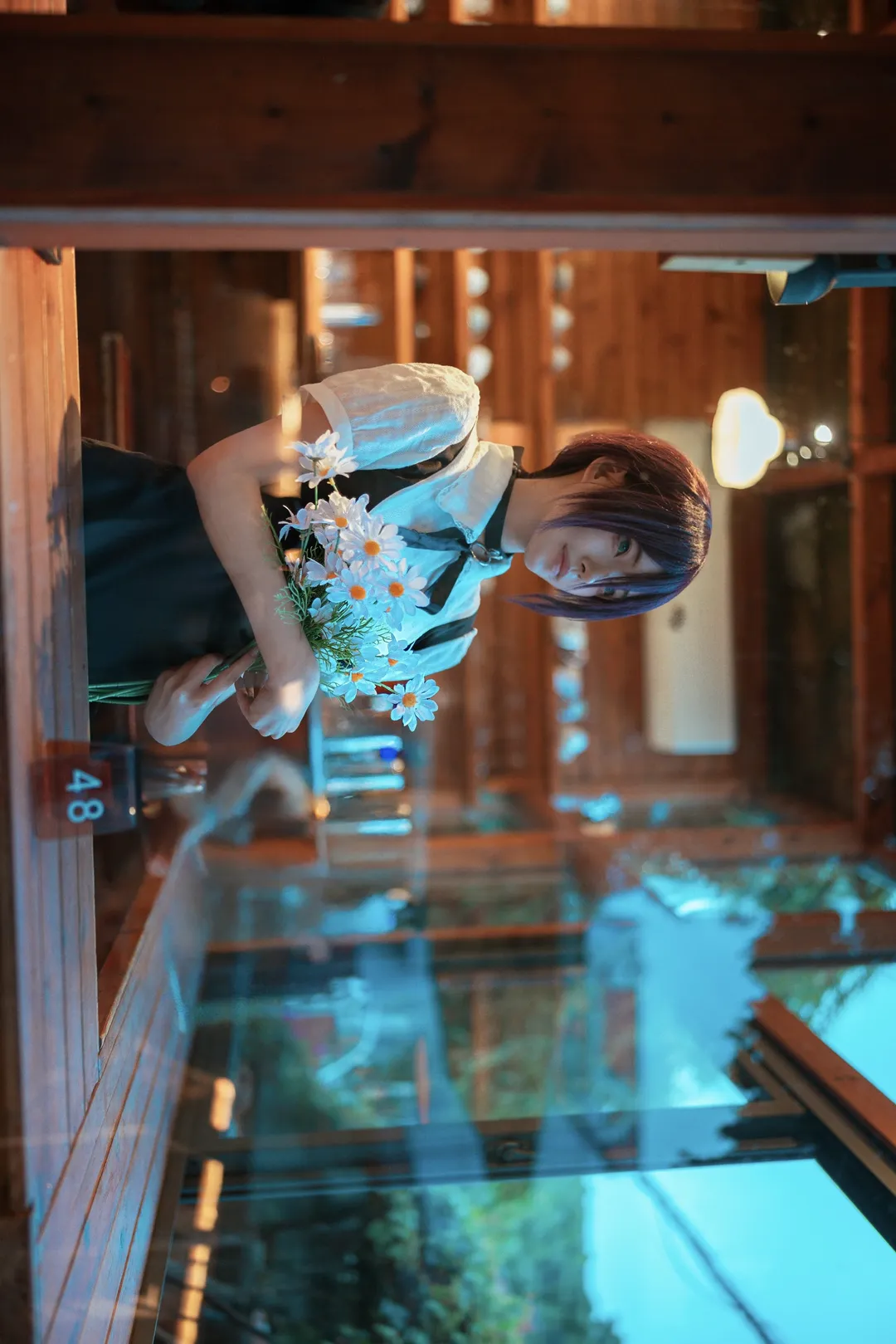 氛围感摄影, cos正片, 蕾塞cos, 电锯人, 夜景街拍 - 第7张