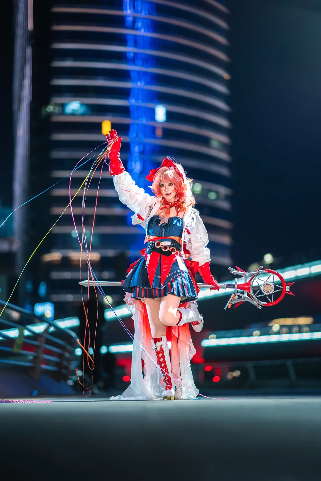 ロールプレイ, 二次元撮影, アークナイツ, 夜景コスプレ, モモカコスプレ