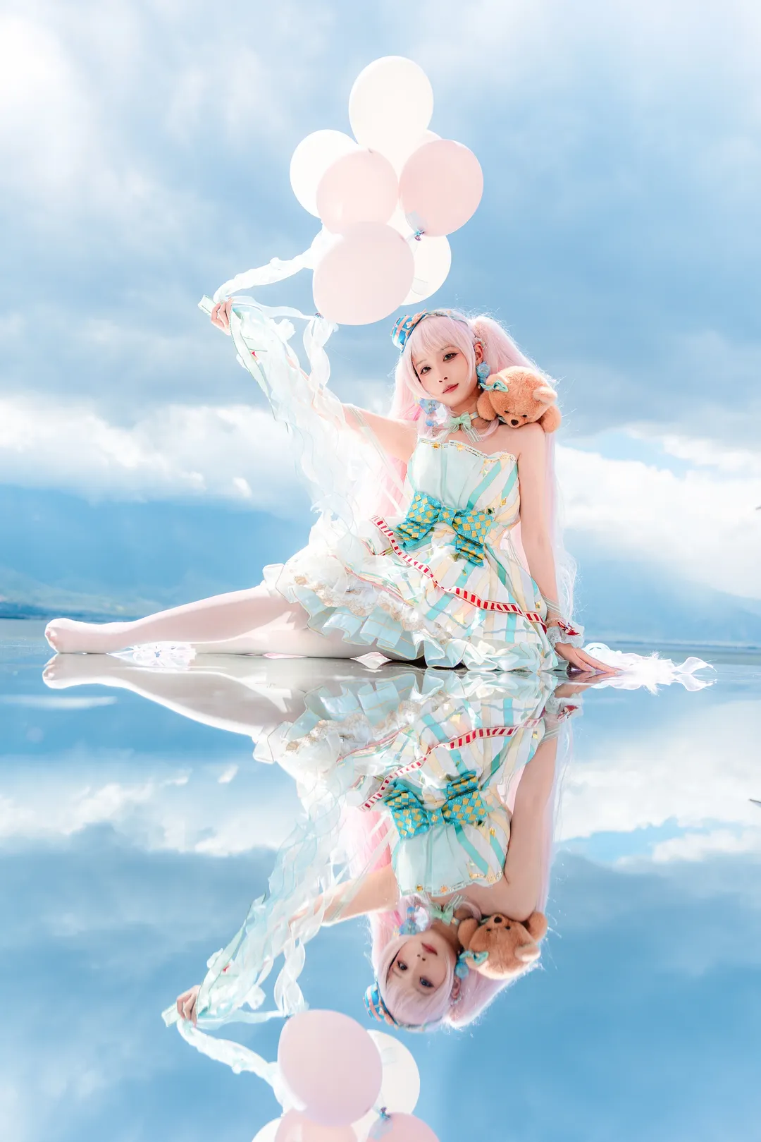 暖暖cos, 无限暖暖, Cosplay正片, 天空之境旅拍, 绽响黎明前 - 第2张