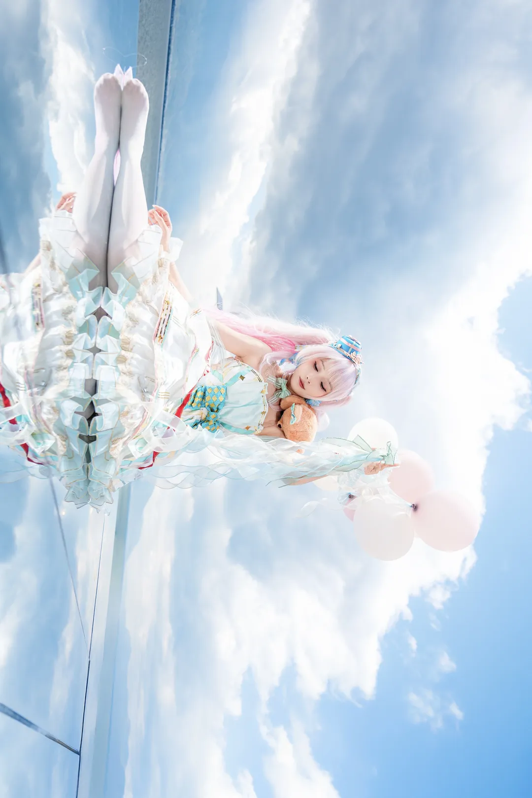 暖暖cos, 无限暖暖, Cosplay正片, 天空之境旅拍, 绽响黎明前 - 第3张