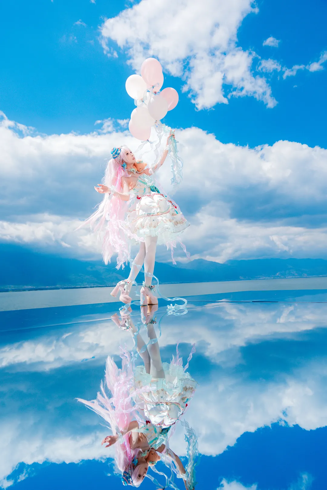 暖暖cos, 无限暖暖, Cosplay正片, 天空之境旅拍, 绽响黎明前