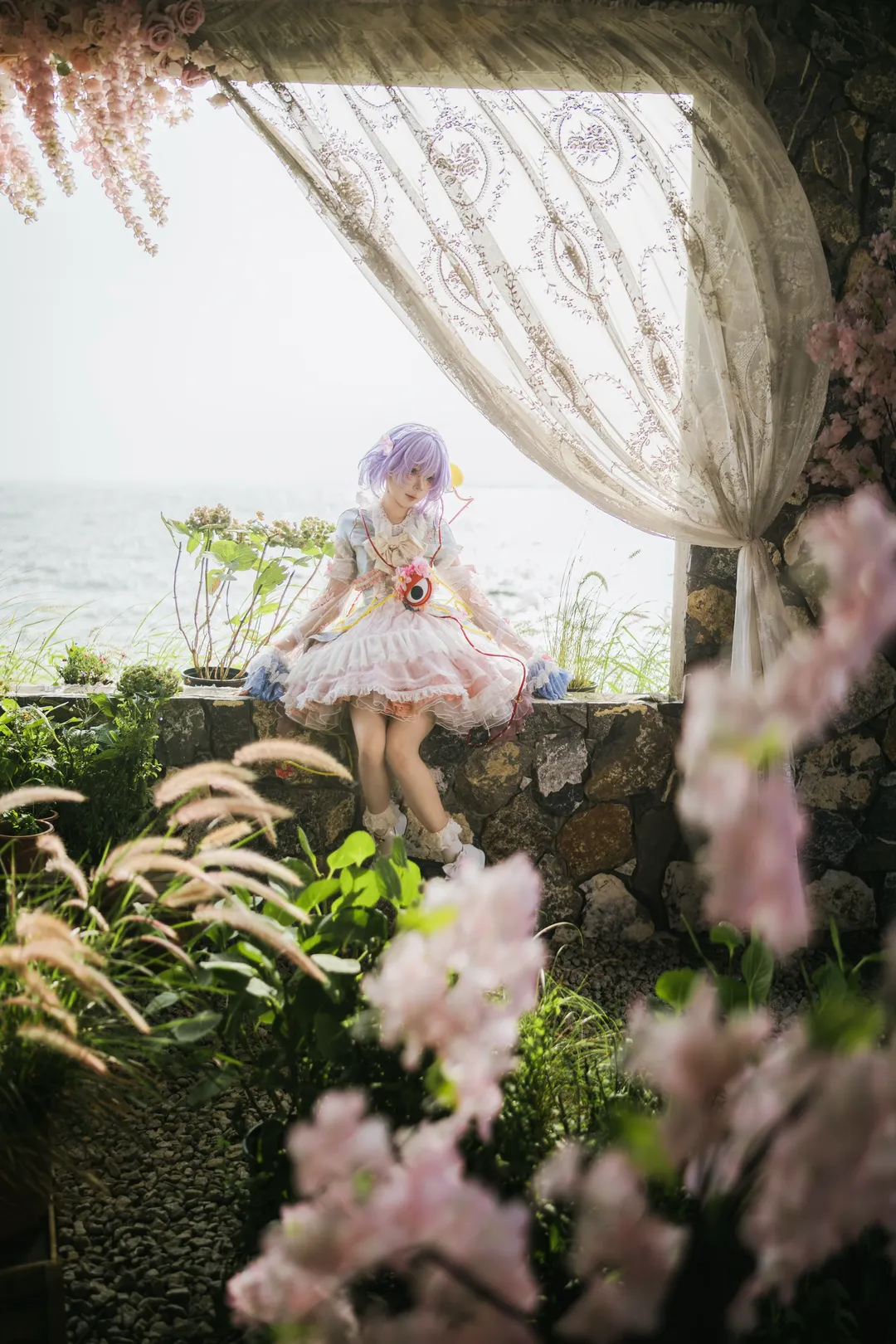东方Project, 古明地觉cos, 逆光人像, 氛围感大片, 花园写真 - 第8张