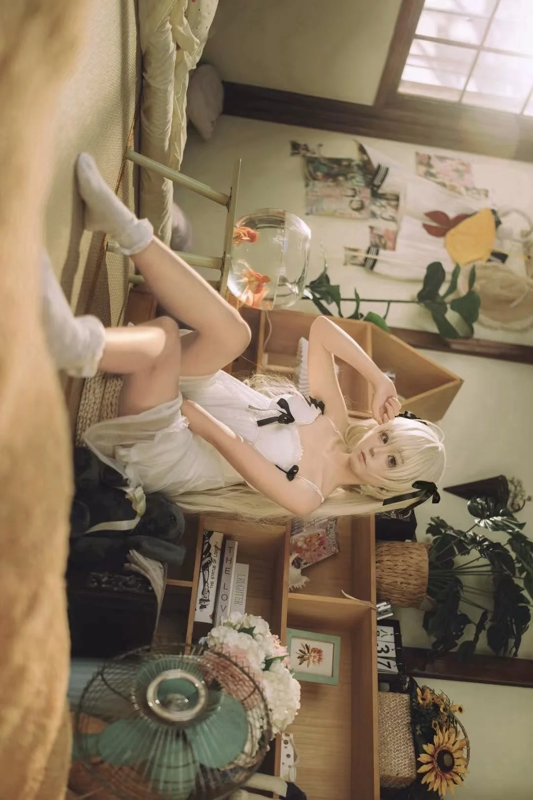 二次元cosplay, 穹妹cos, 缘之空, 居家私影, 日式榻榻米