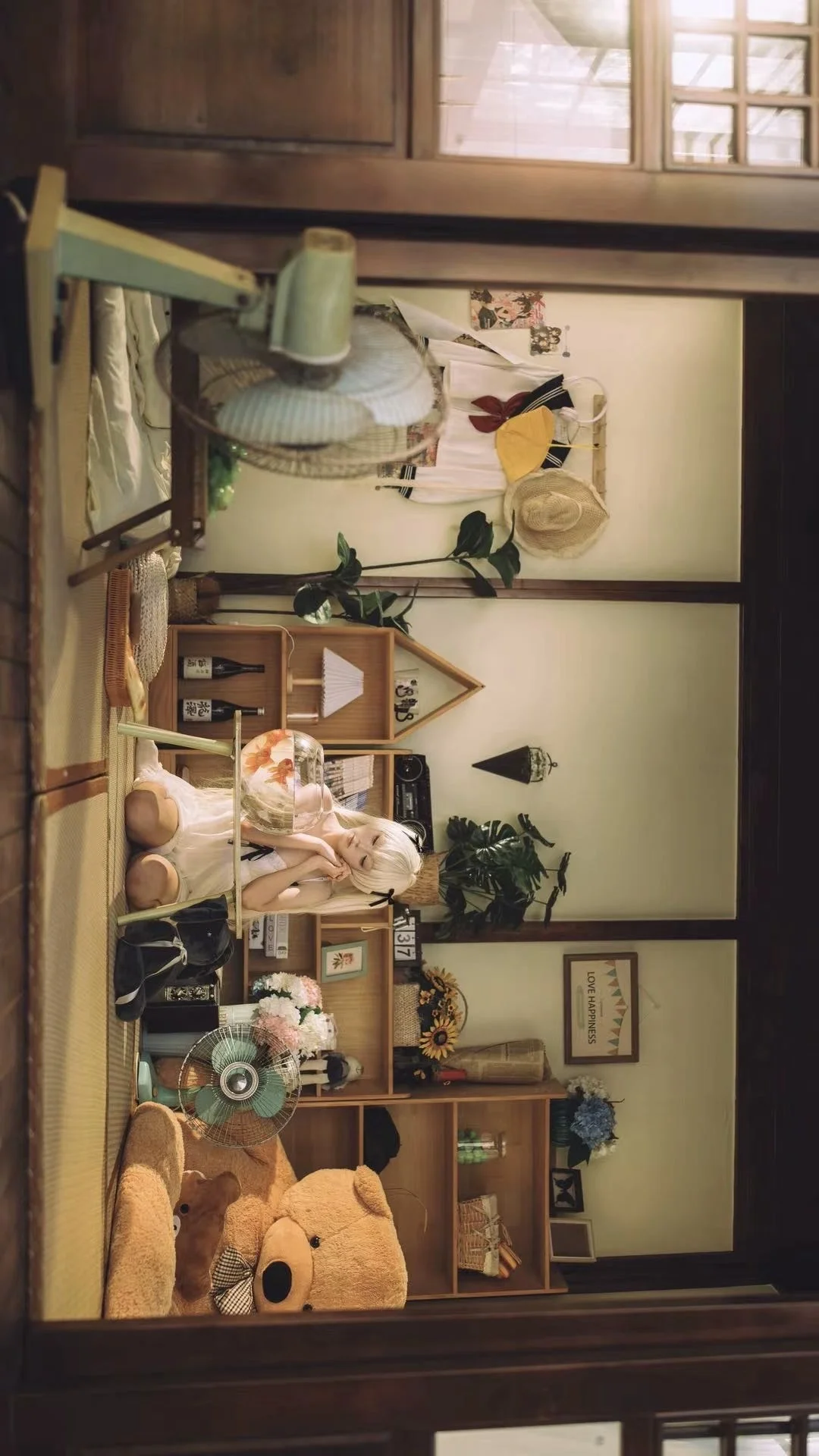 二次元cosplay, 穹妹cos, 缘之空, 居家私影, 日式榻榻米 - 第3张
