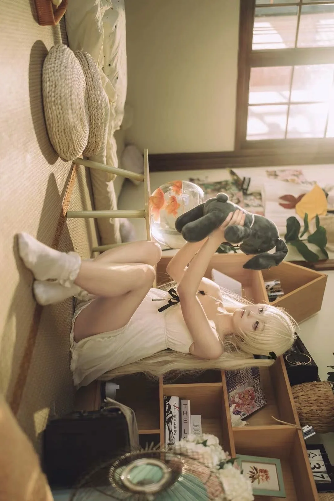二次元cosplay, 穹妹cos, 缘之空, 居家私影, 日式榻榻米 - 第8张